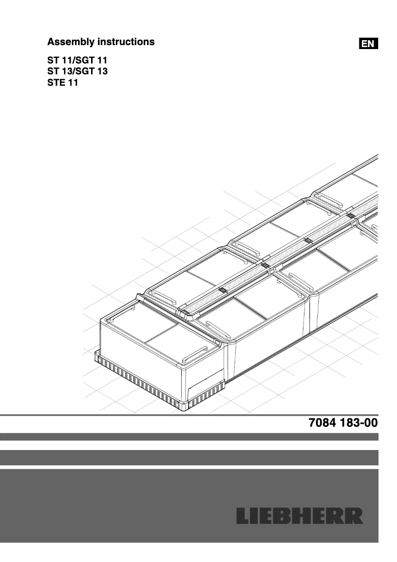 Page 1 de la notice Guide d'installation Liebherr ST 1122