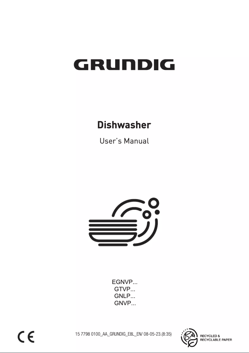 Page 1 de la notice Manuel utilisateur Grundig GNVP4635DW