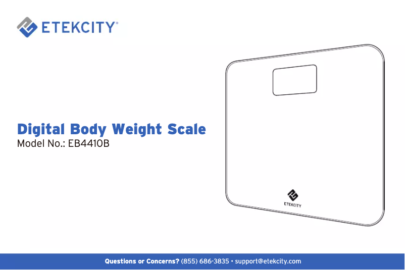 Page 1 de la notice Manuel utilisateur Etekcity EB4410B
