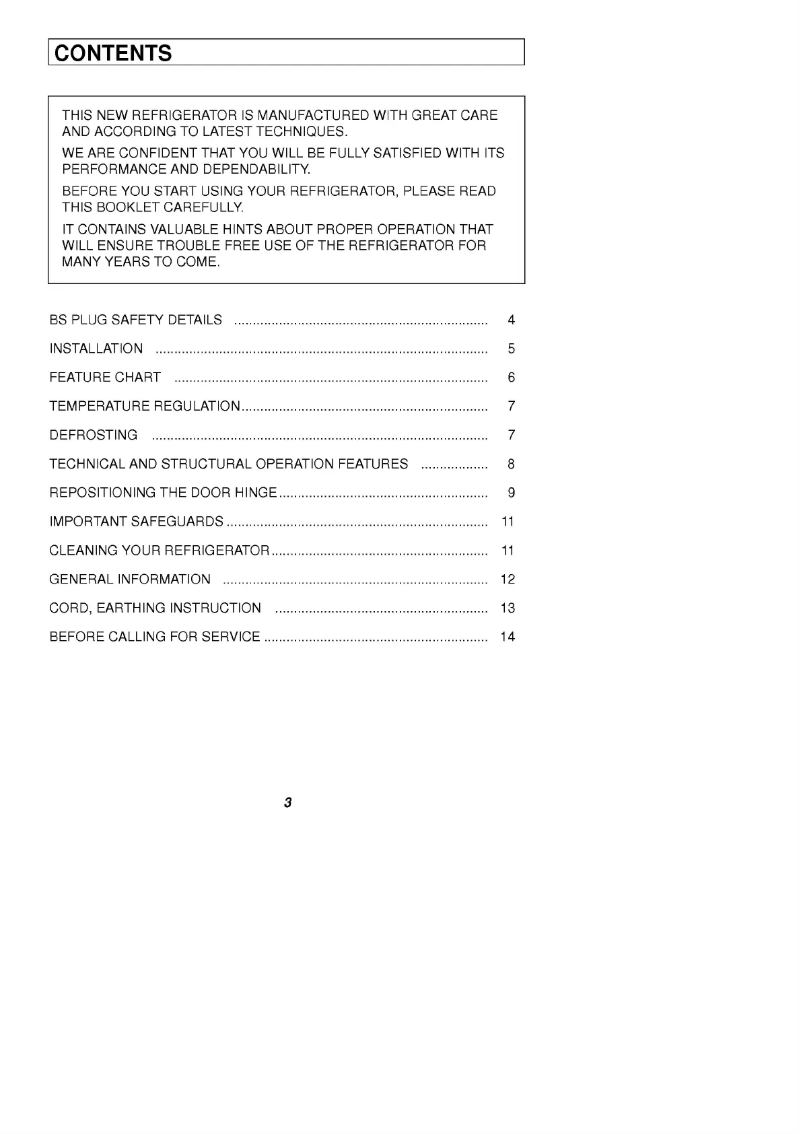 Page 1 de la notice Manuel utilisateur LG GR-161SF