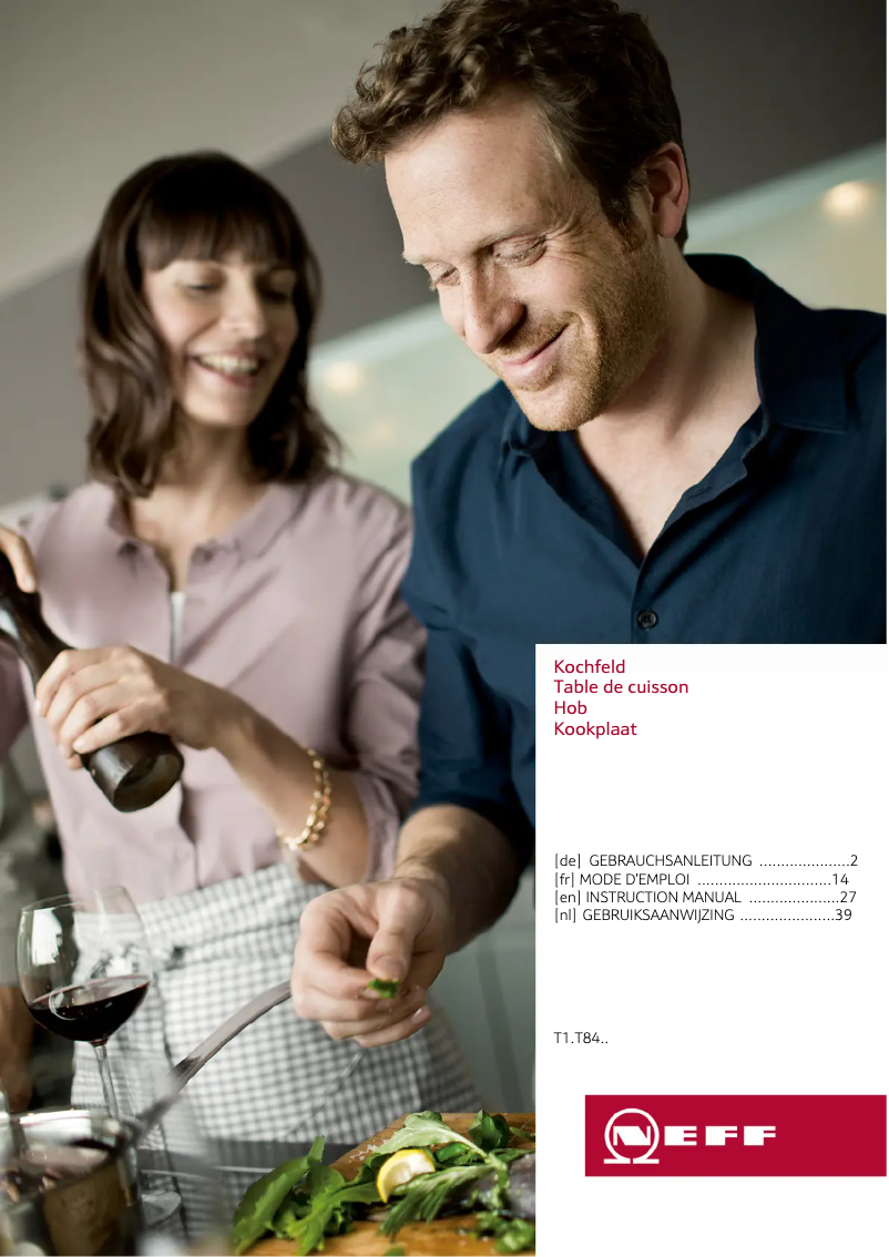 Página 1 del manual Manual de usuario Neff T15T84X2