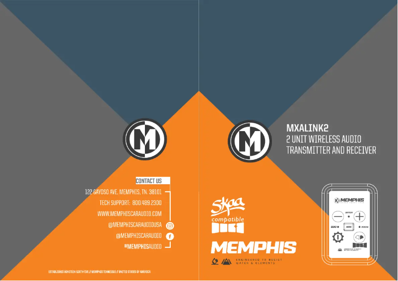 Page 1 de la notice Manuel utilisateur Memphis Audio MXALINK2