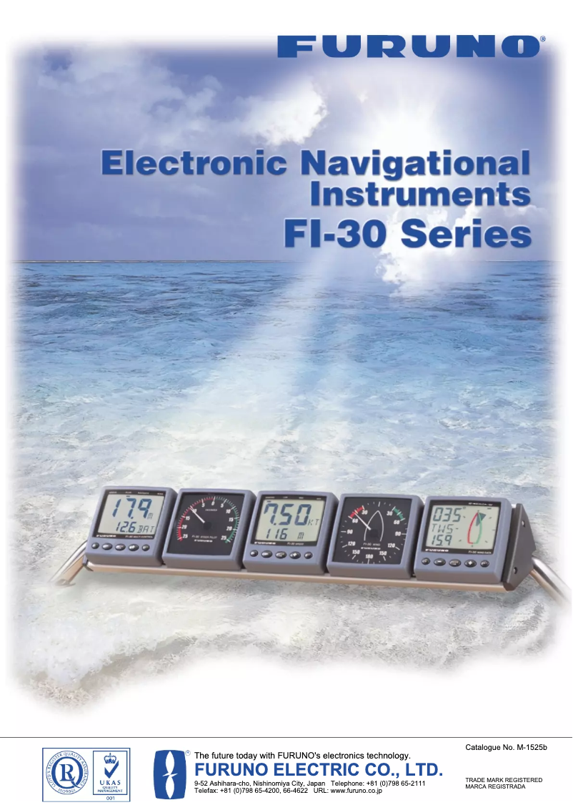 Page 1 de la notice Manuel utilisateur Furuno FI-30