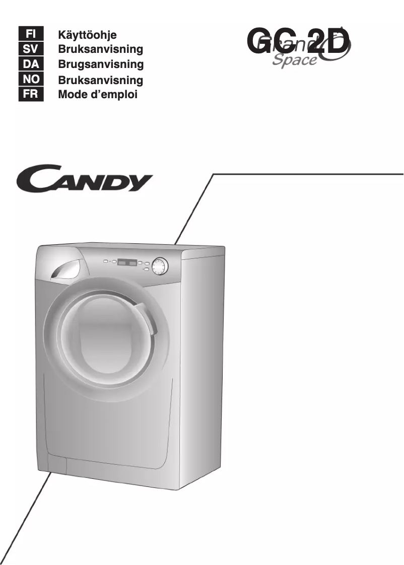 Página 1 del manual Manual de usuario Candy GS 1282D3-S