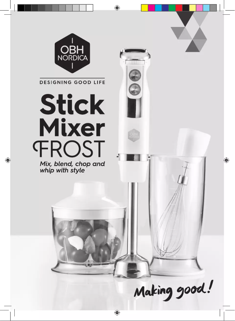 Page 1 de la notice Manuel utilisateur OBH Nordica Frost 7705