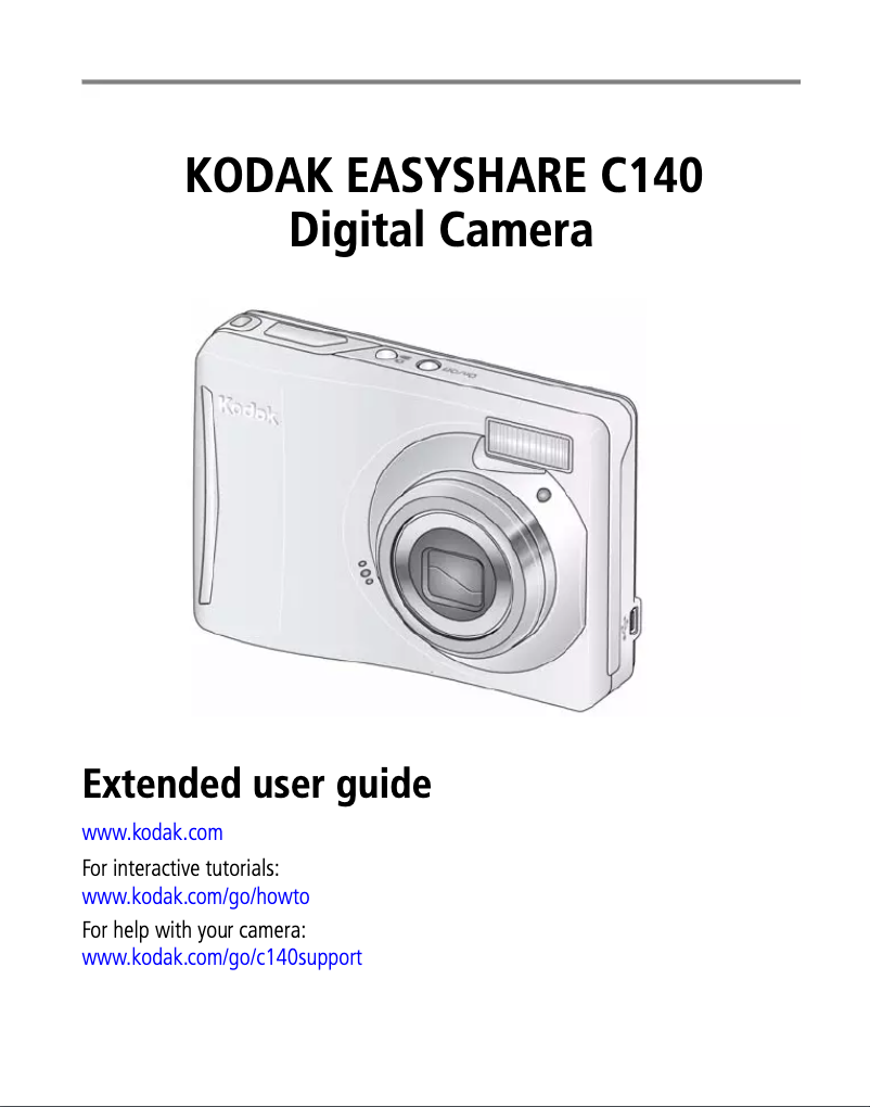 Página 1 del manual Manual de usuario Kodak EasyShare C140