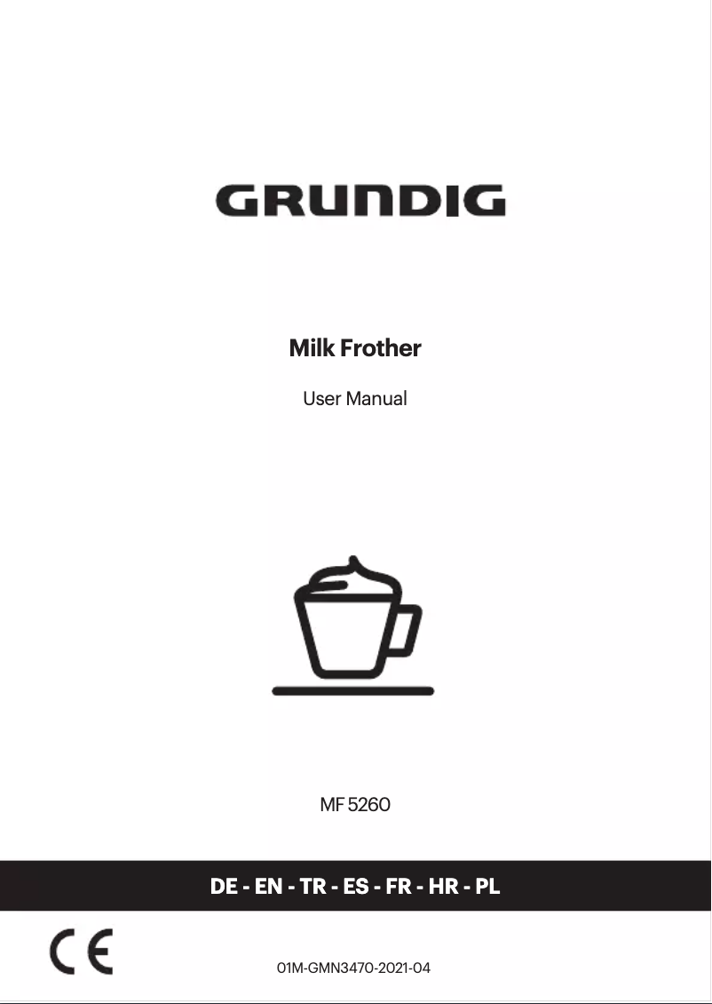 Page 1 de la notice Manuel utilisateur Grundig MF 5260