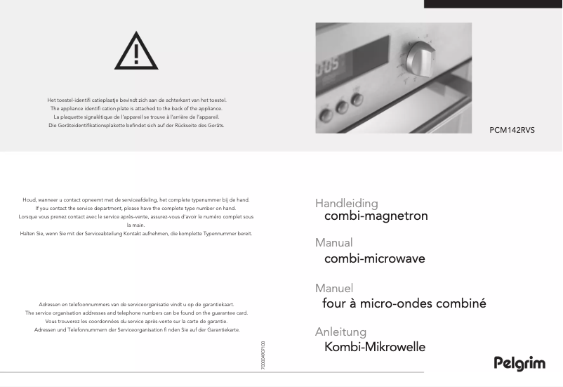 Page 1 de la notice Manuel utilisateur Pelgrim PCM142