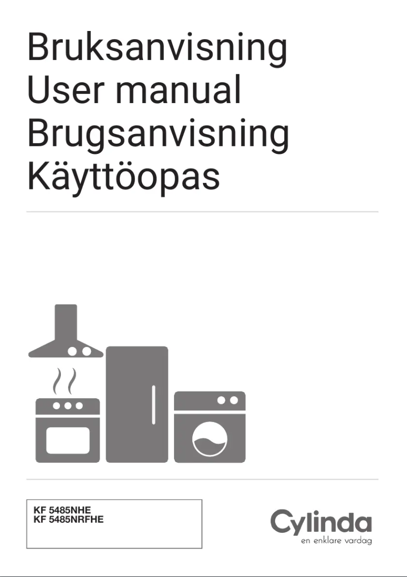 Page 1 de la notice Manuel utilisateur Cylinda KF5485NRFHE