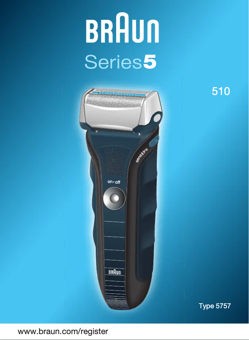 Page 1 de la notice Manuel utilisateur Braun Series 5 510