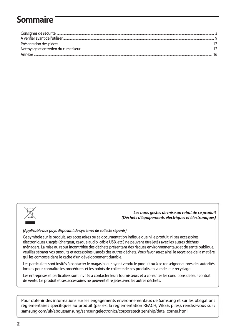 Página 1 del manual Manual de usuario Samsung AC052FB4DEH/EU