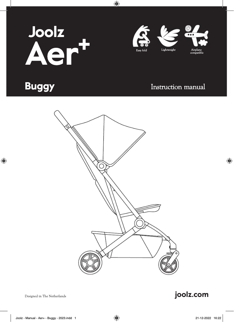 Página 1 del manual Manual de usuario Joolz Aer