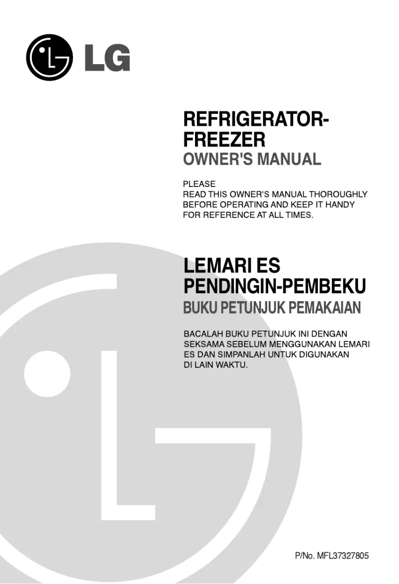Page 1 of the manual User Manual LG GR-M712YLA