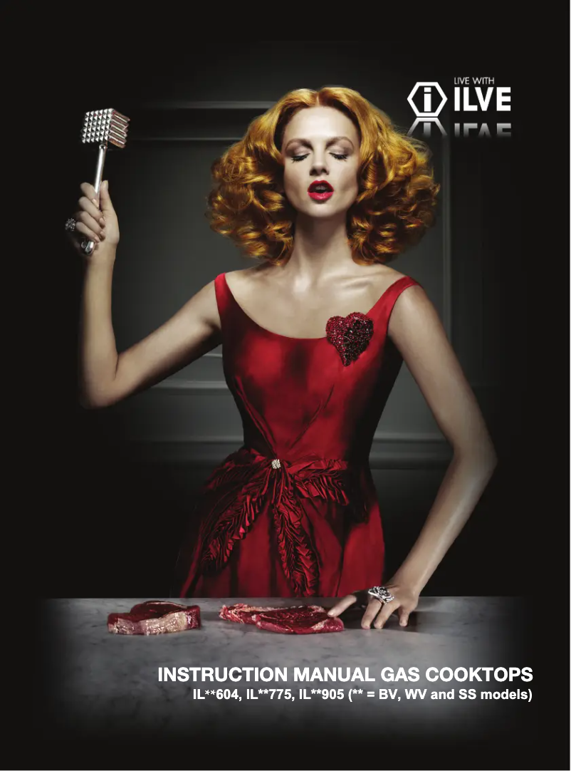 Page 1 de la notice Manuel utilisateur Ilve ILSS775