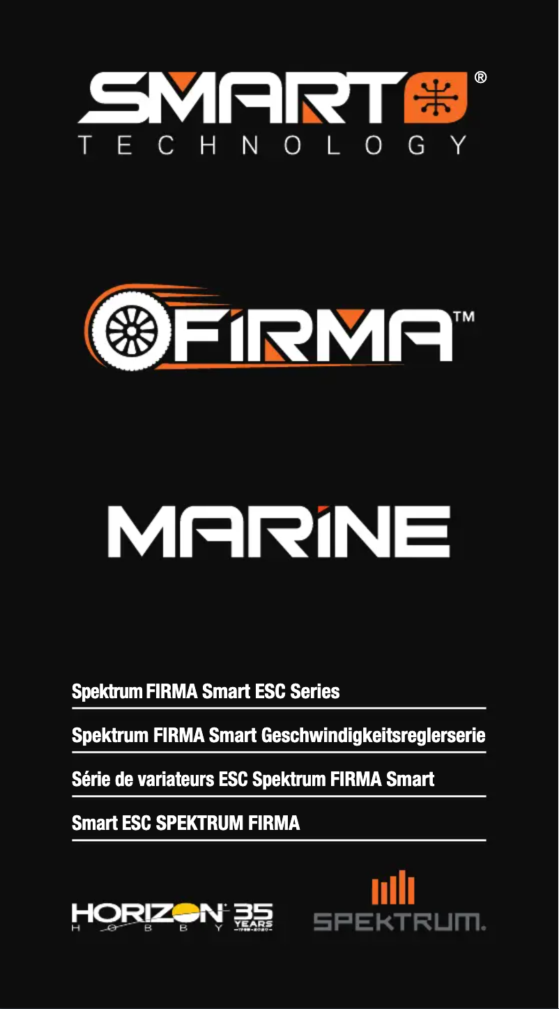 Page 1 of the manual User Manual Spektrum Firma 120A