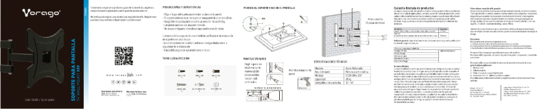 Page 1 de la notice Manuel utilisateur Vorago TM-300