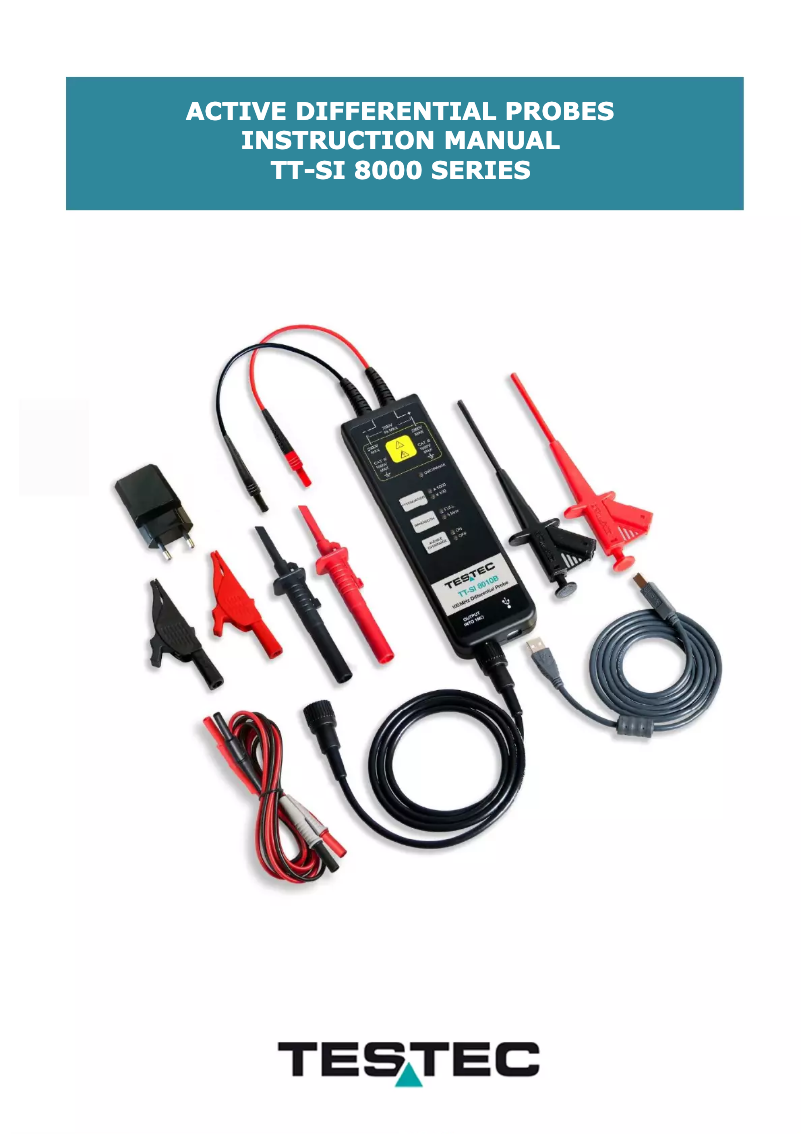 Página 1 del manual Manual de usuario Testec TT-SI 8110