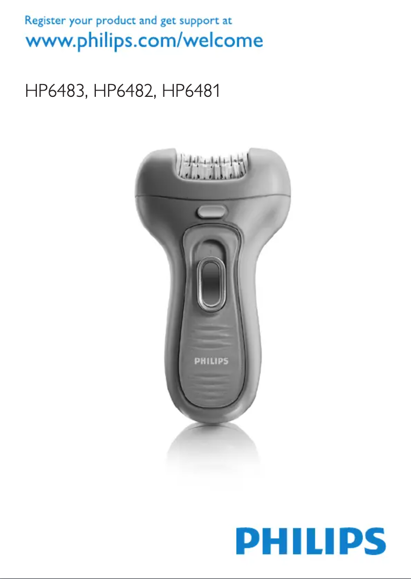 Página 1 del manual Manual de usuario Philips Satinelle HP6481