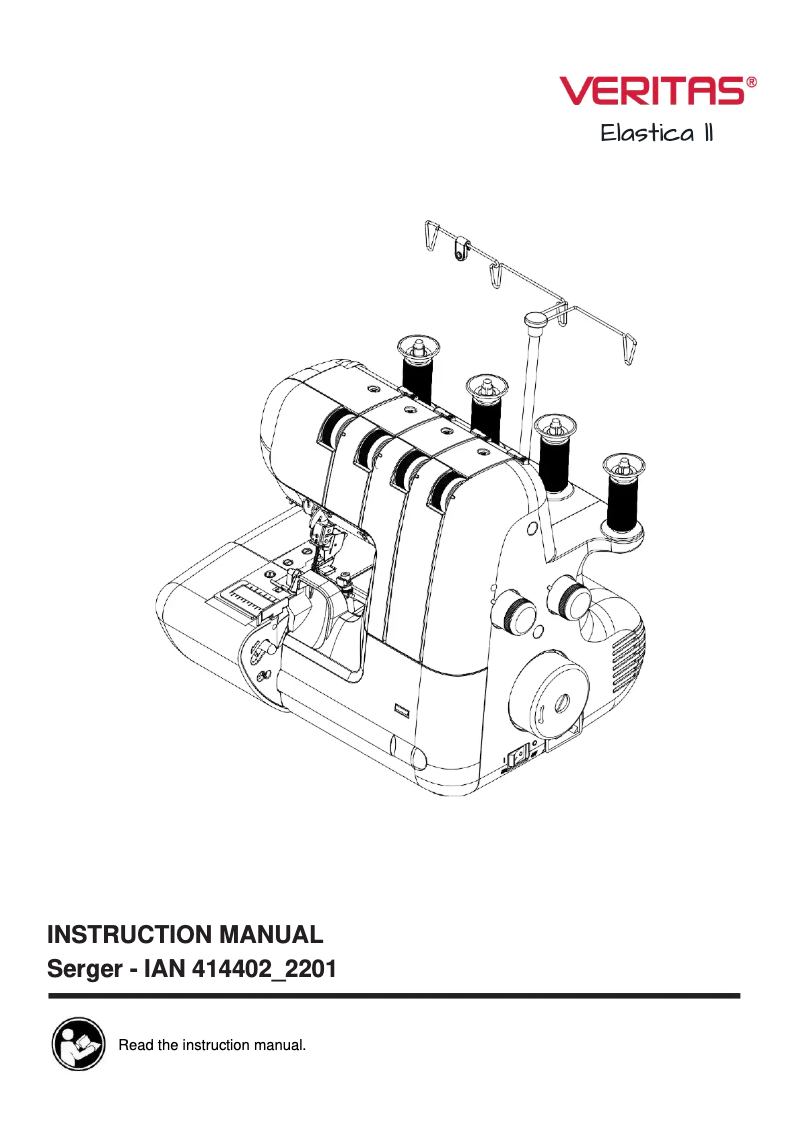 Page 1 of the manual User Manual Veritas Elastica II