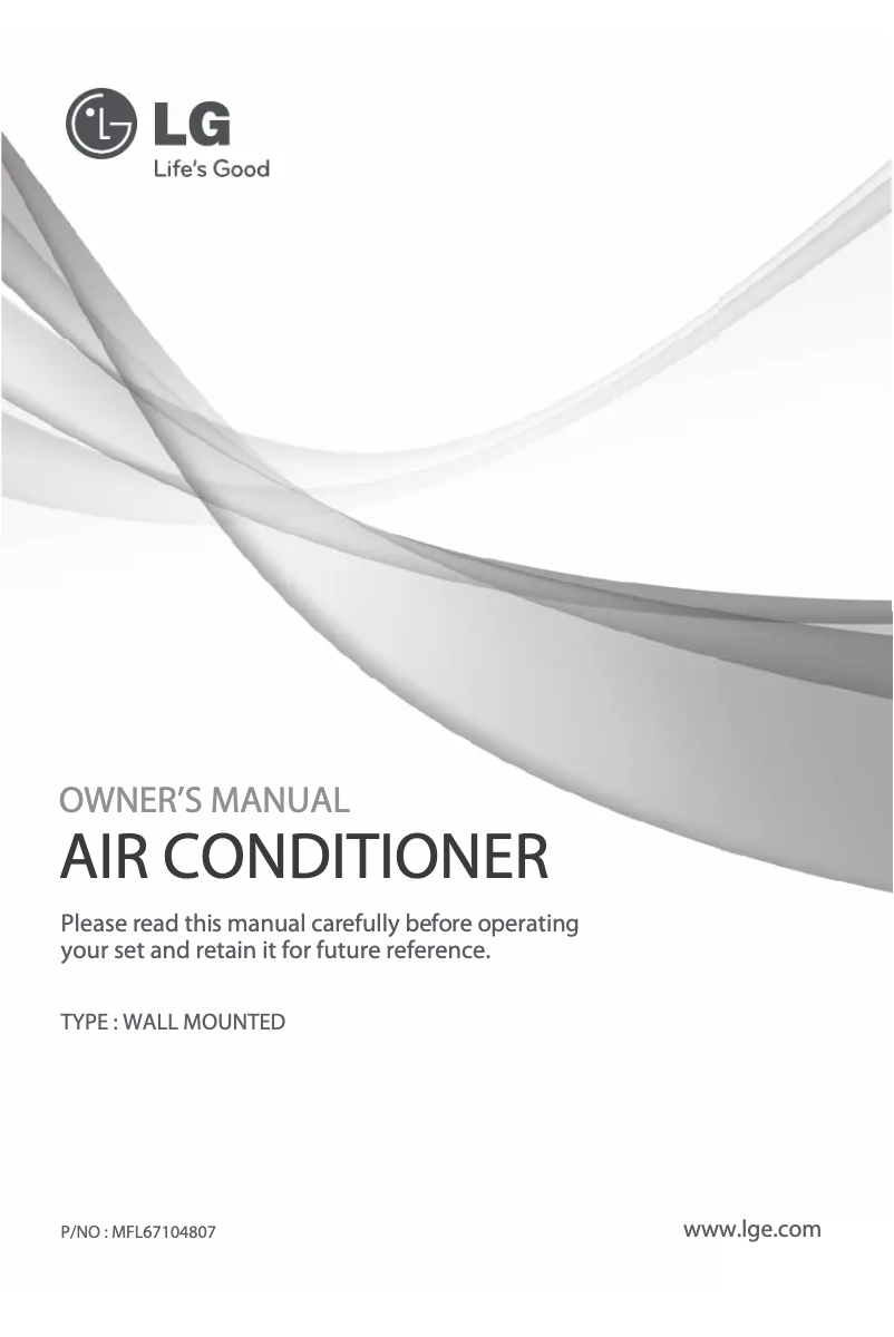 Page 1 of the manual User Manual LG ICE12DT