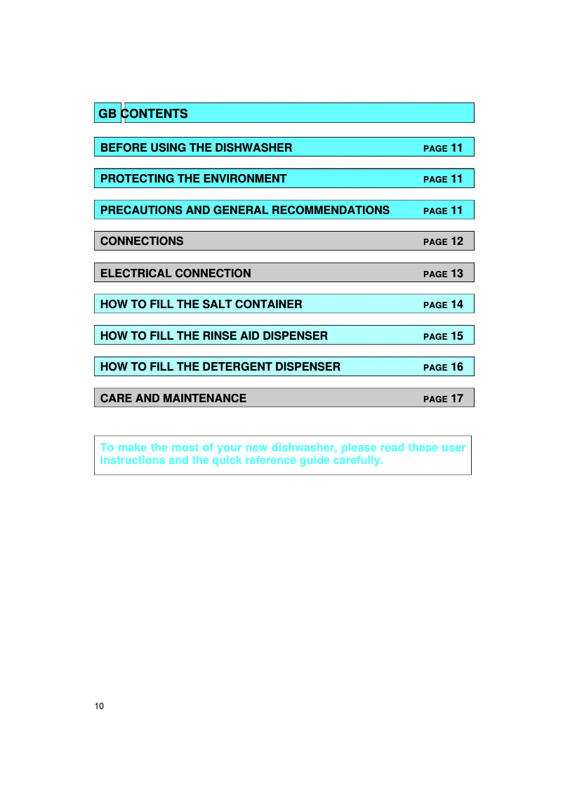Página 1 del manual Manual de usuario Whirlpool ADG 3440 WH