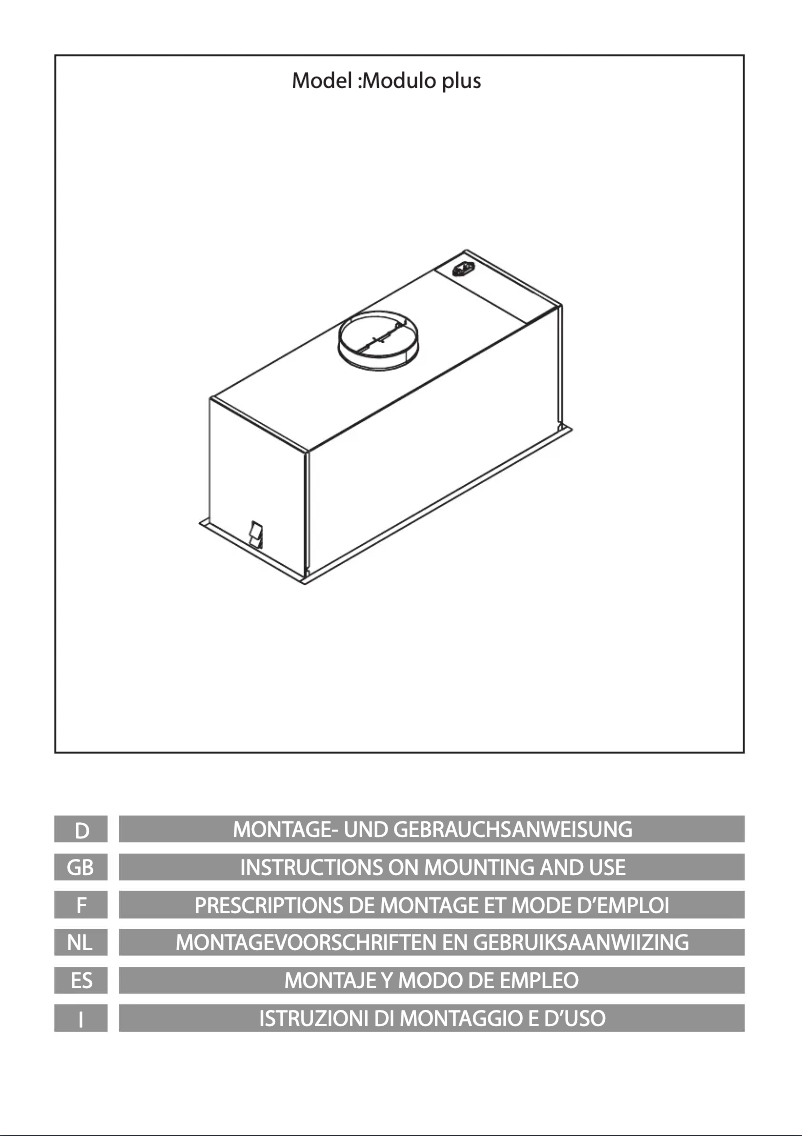 Page 1 of the manual User Manual Airforce Modulo Plus