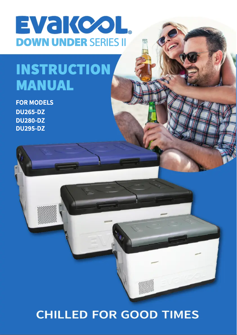 Page 1 de la notice Manuel utilisateur Evakool DU265-DZ