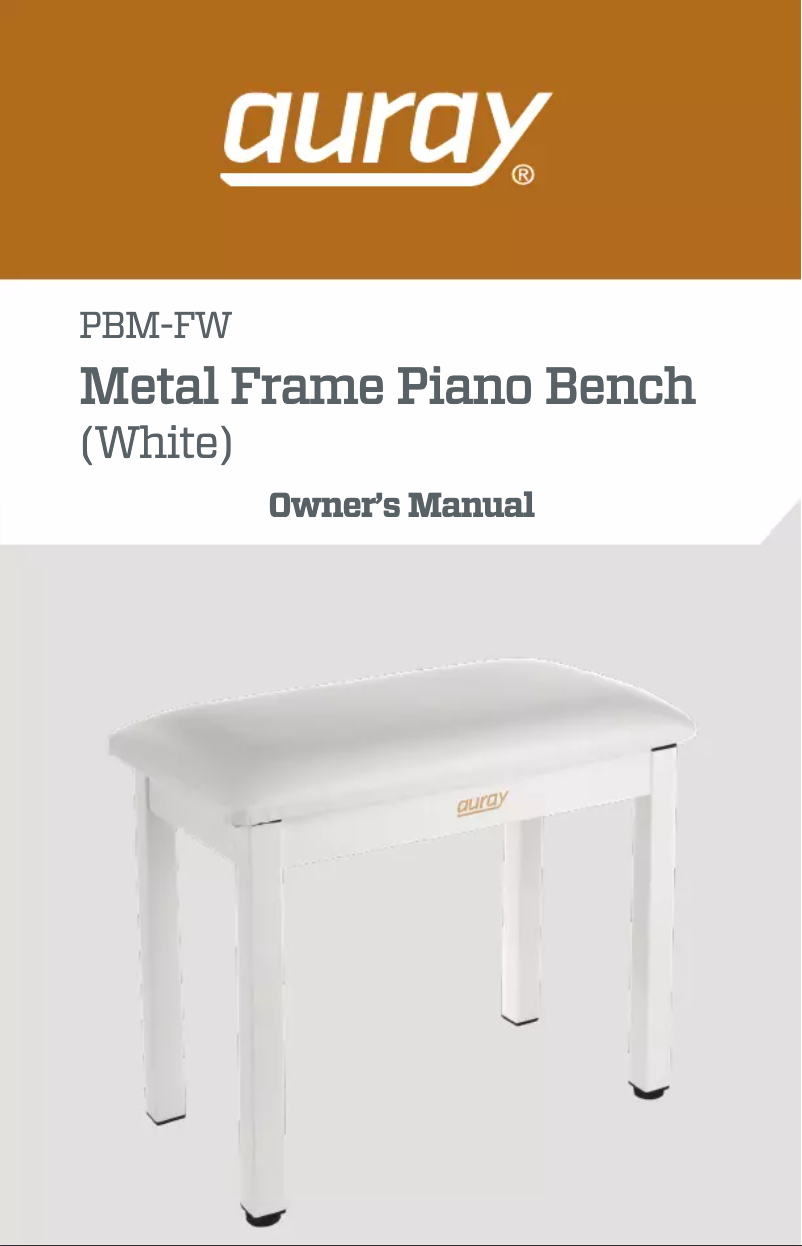 Page 1 de la notice Manuel utilisateur Auray PBM-FW