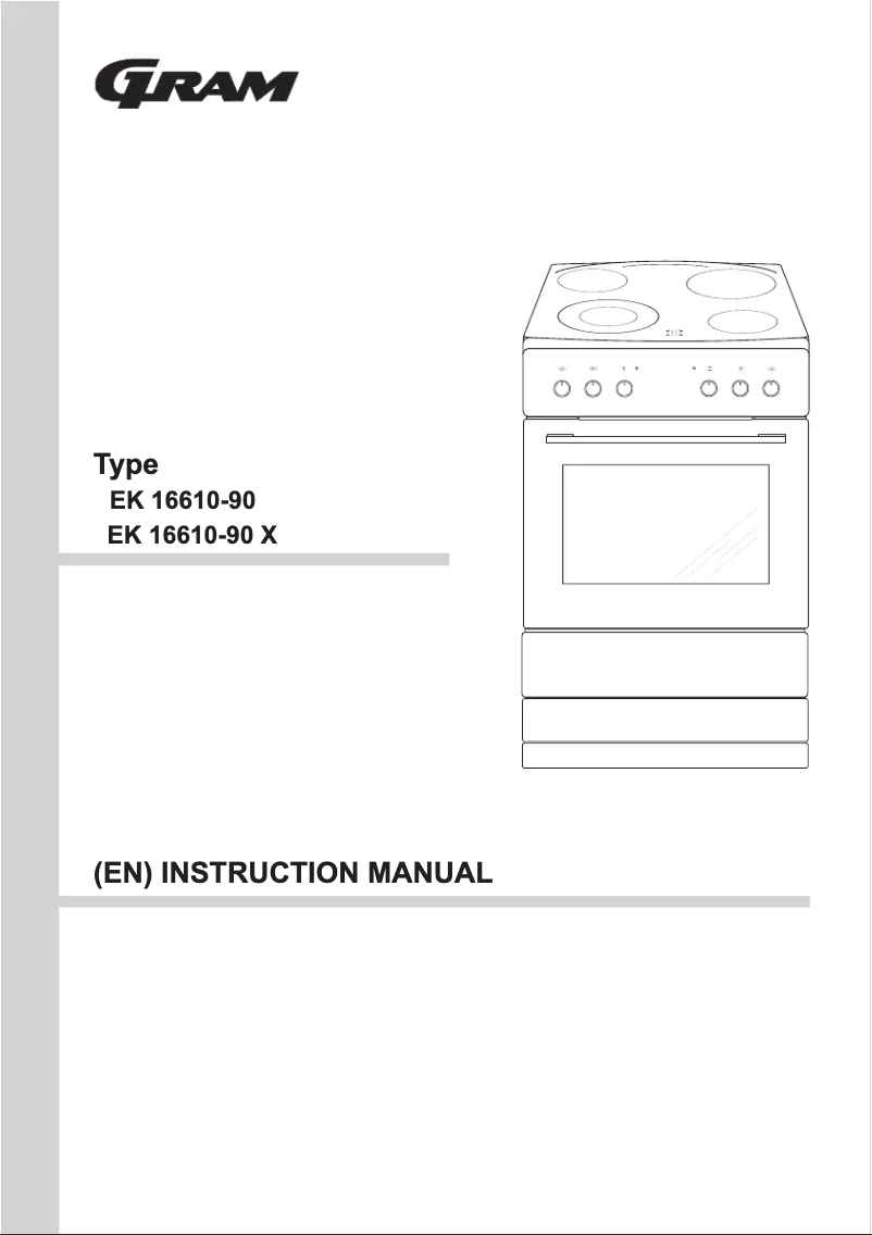 Page 1 de la notice Manuel utilisateur Gram EK 16610-90