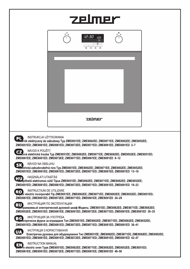 Page 1 de la notice Manuel utilisateur Zelmer Midea