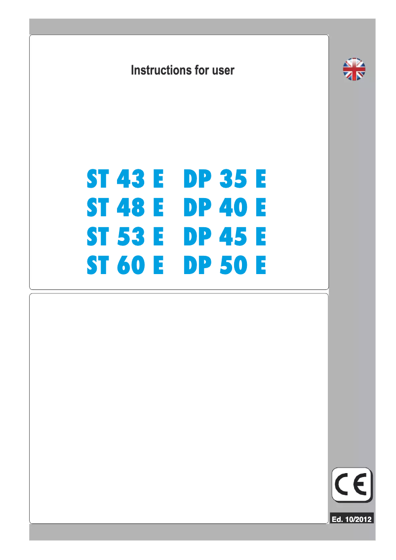 Page 1 de la notice Manuel utilisateur Hoonved ST 53E