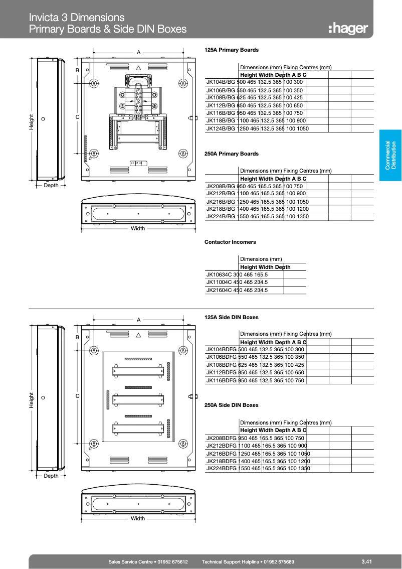 Page 1 de la notice Manuel utilisateur Hager JK104BDFG