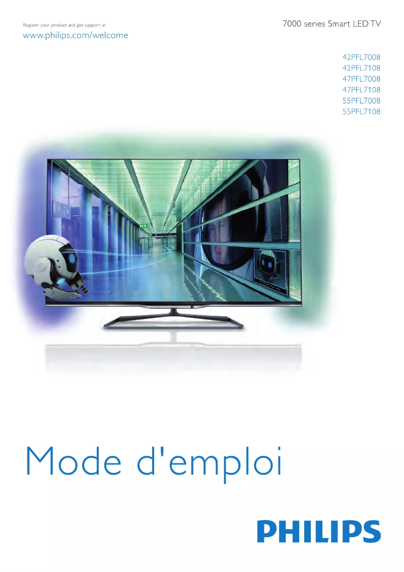 Page n°1 - Manuel utilisateur Philips 47PFL7108S