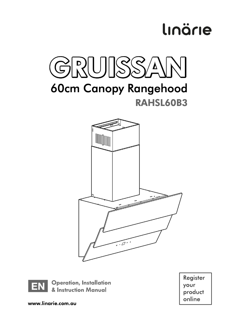 Página 1 del manual Manual de usuario Linarie RAHSL60B3