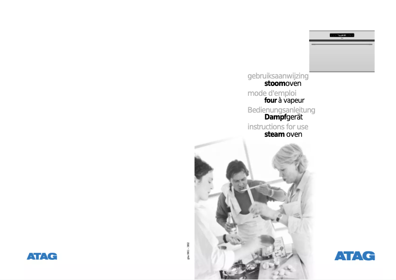 Page 1 de la notice Manuel utilisateur Atag SX111M