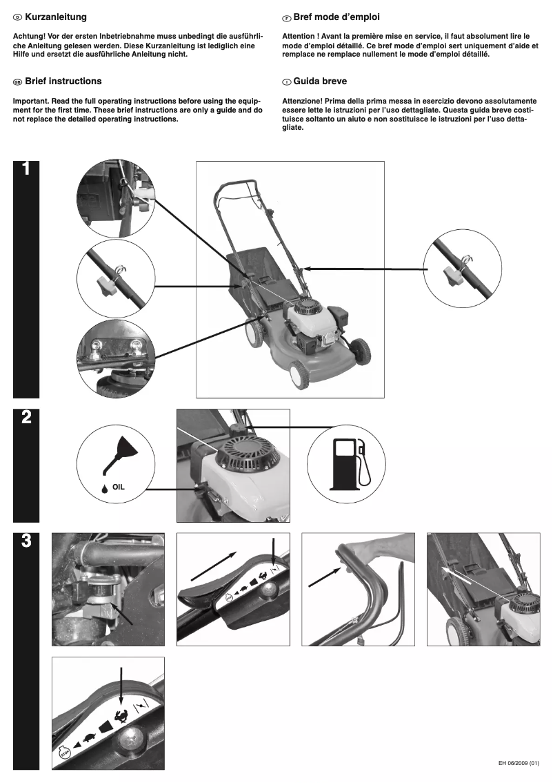 Page 1 of the manual User Manual Do It + Garden BHR 46