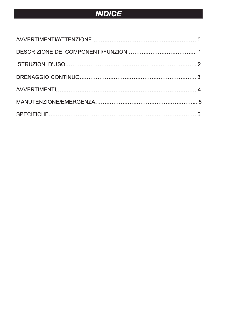 Page 1 de la notice Manuel utilisateur Argoclima EcoDry Pro 50