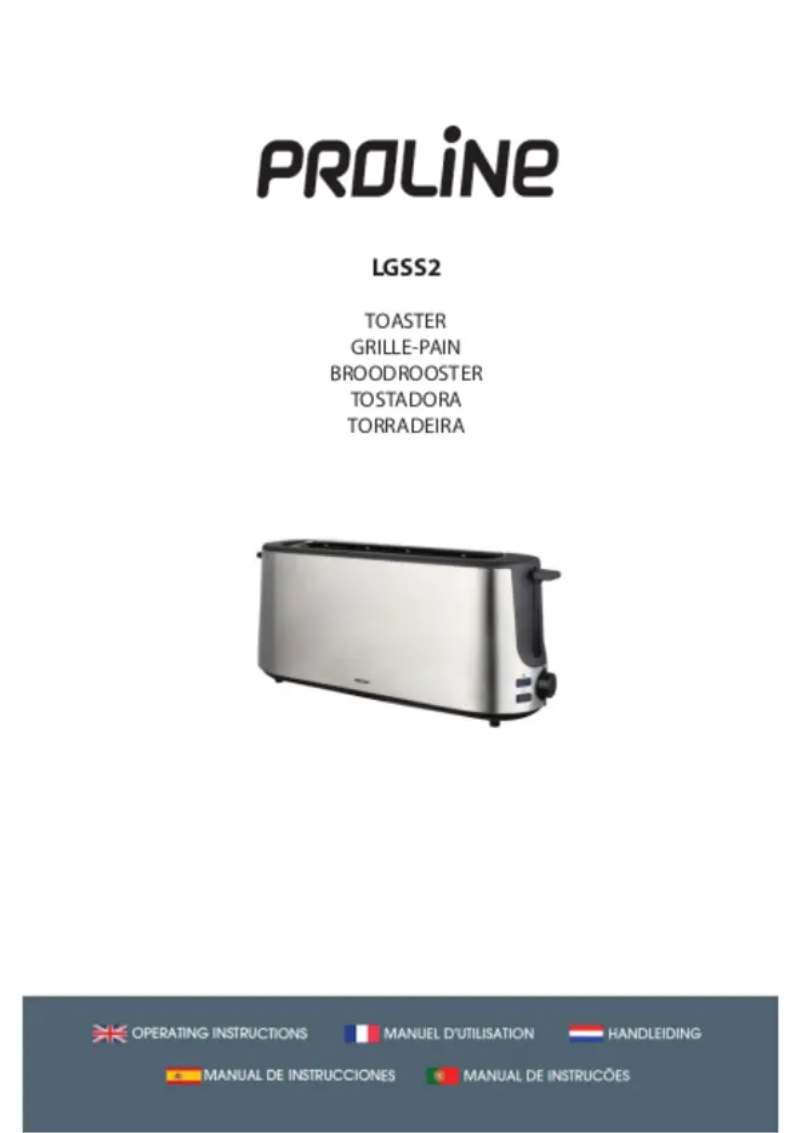 Page 1 de la notice Manuel utilisateur Proline LGSS2