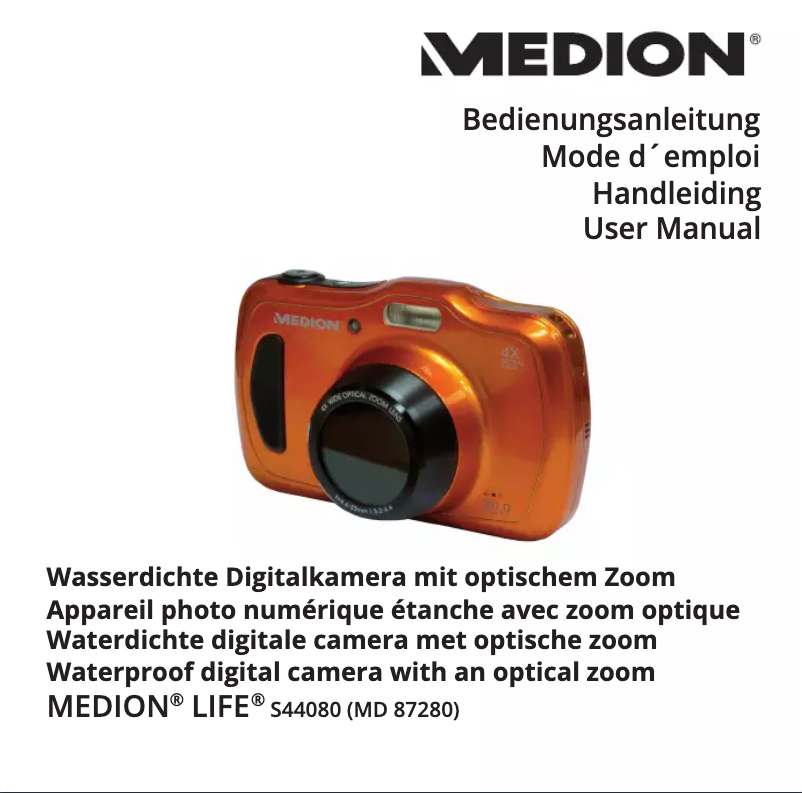 Page 1 de la notice Manuel utilisateur Medion LIFE S44080 (MD 87280)
