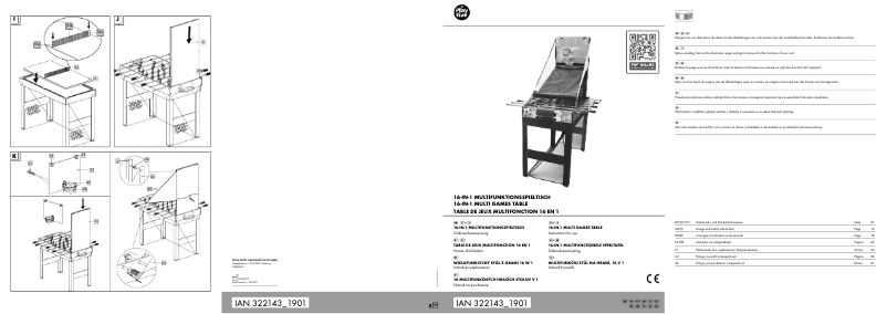 Page 1 de la notice Manuel utilisateur Playtive IAN 322143