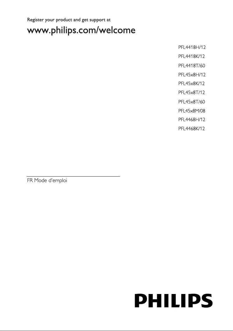 Página 1 del manual Manual de usuario Philips 4000 series 46PFL4468H