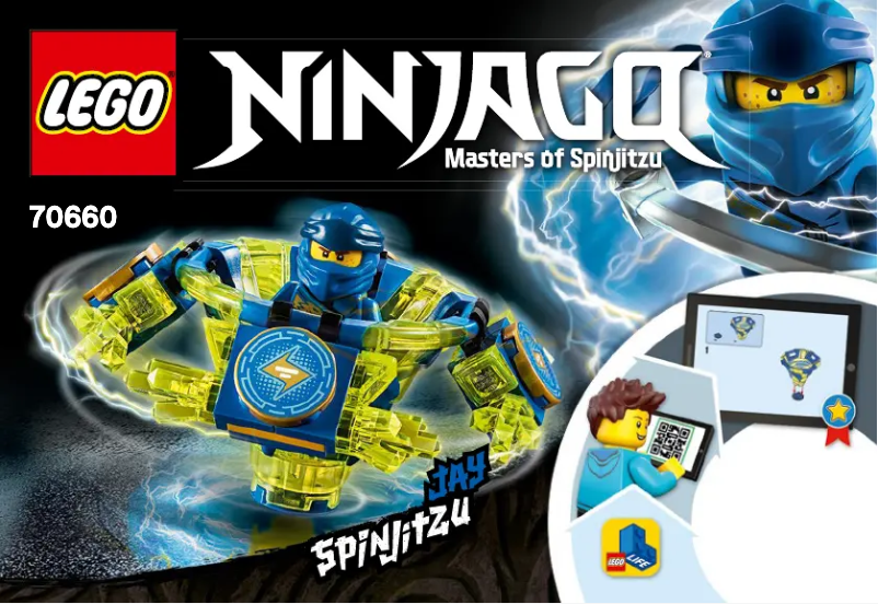 Page 1 de la notice Manuel utilisateur Lego Ninjago 70660