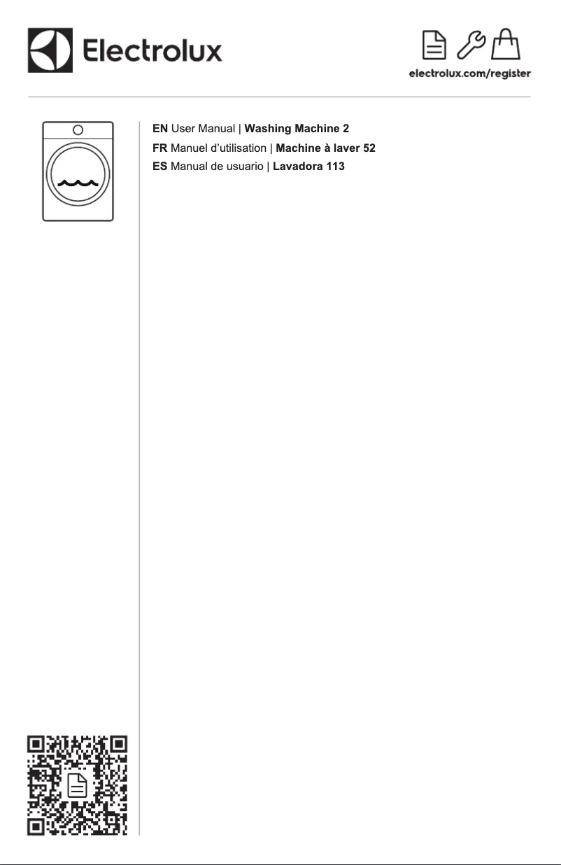 Página 1 del manual Manual de usuario Electrolux ELFW7738AA