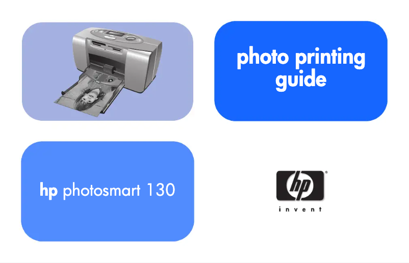 Página 1 del manual Manual de usuario HP Photosmart 130XI