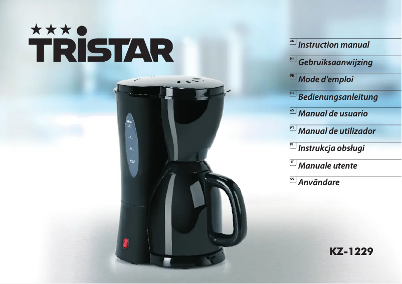 Página 1 del manual Manual de usuario TriStar KZ-1229