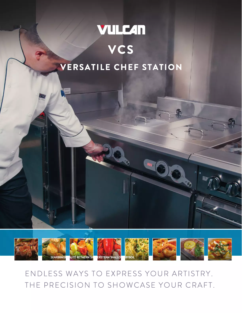 Page 1 of the manual Brochure Vulcan VCS18