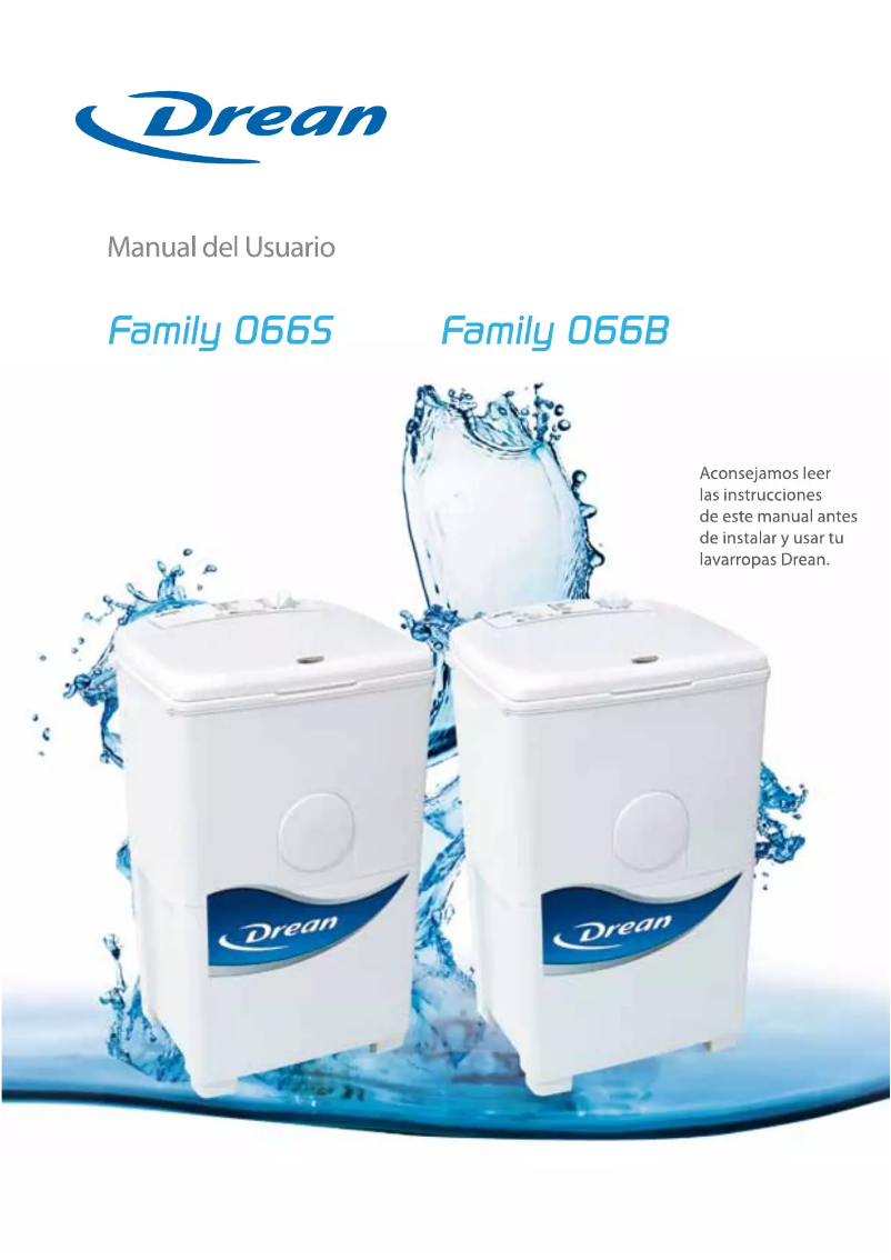 Página 1 del manual Manual de usuario Drean Family 066 B