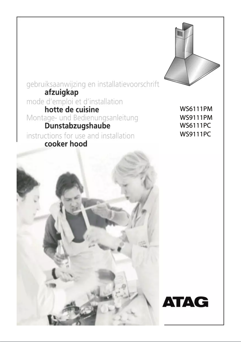 Page 1 de la notice Manuel utilisateur Atag WS9111PM