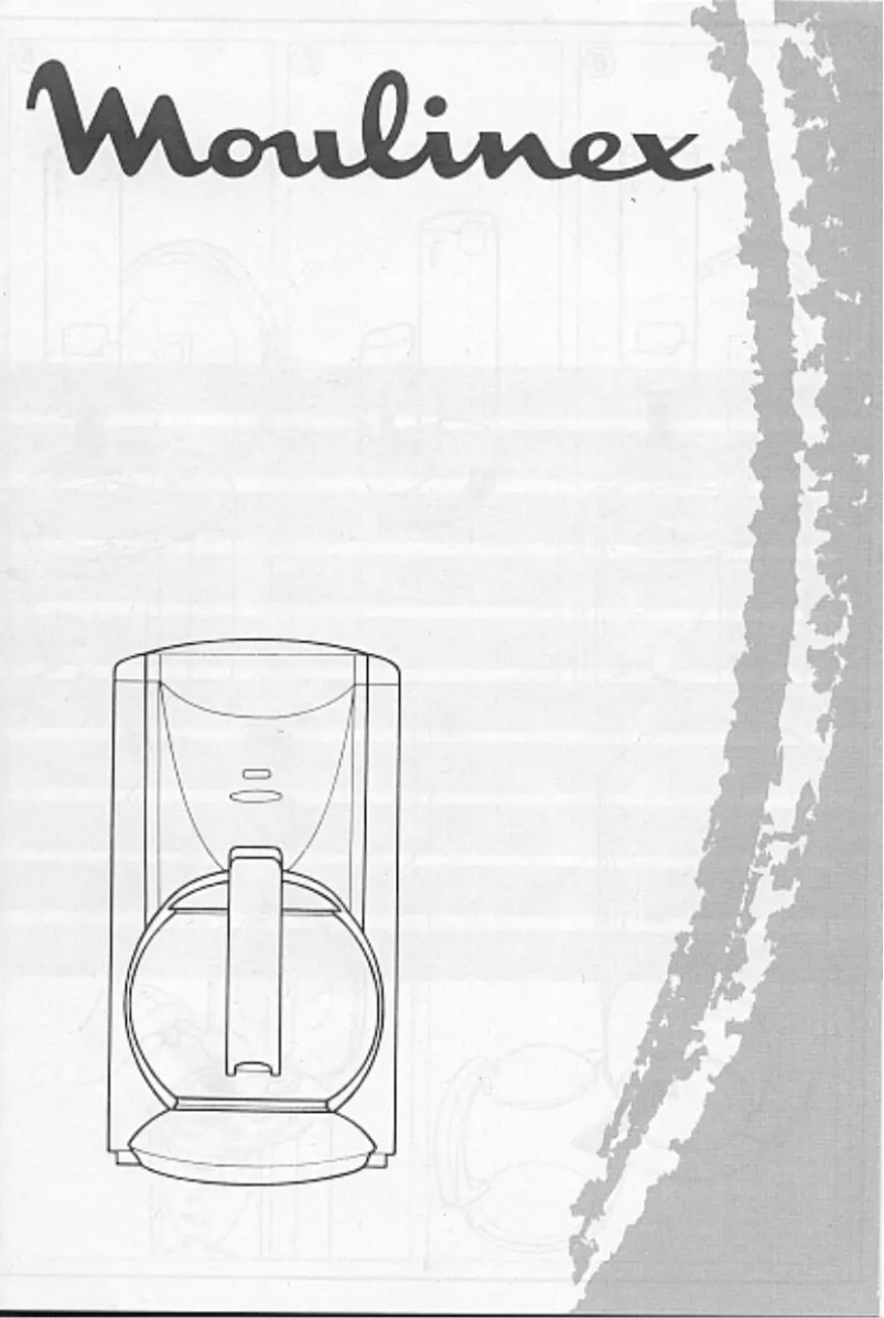 Page 1 de la notice Manuel utilisateur Moulinex Crystal Arome Plus Programmable A CW6