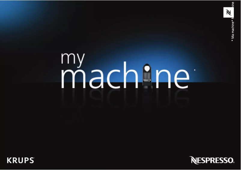 Page 1 de la notice Manuel utilisateur Krups Nespresso CitiZ XN7001